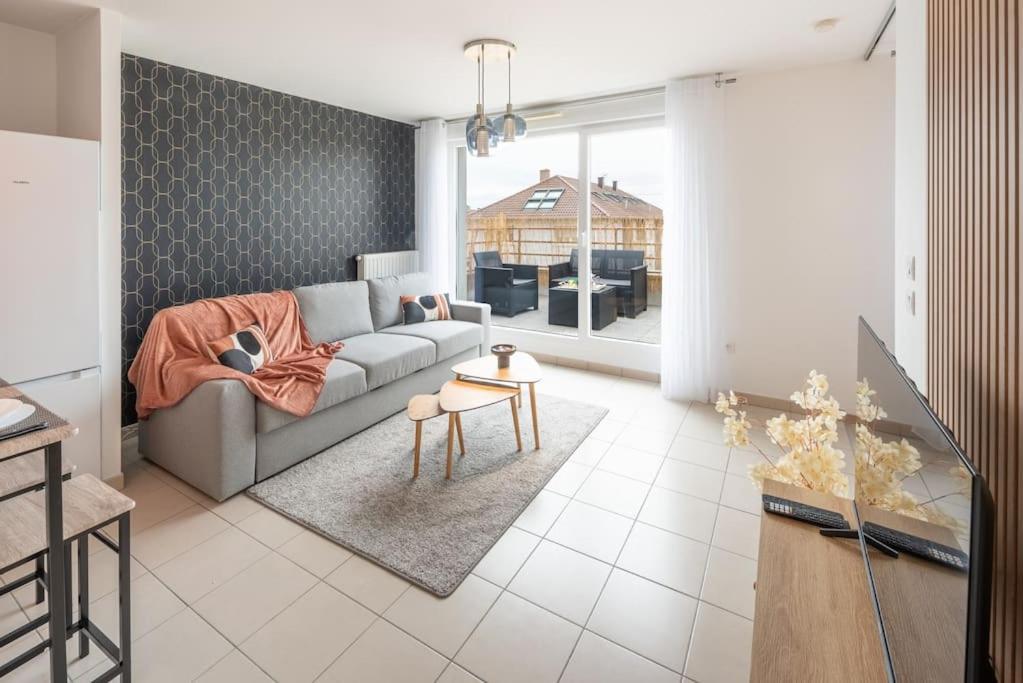 Ferienwohnung L'Excellence-8Min Aeroport-Terrasse-Parking Prive Lingolsheim Exterior foto