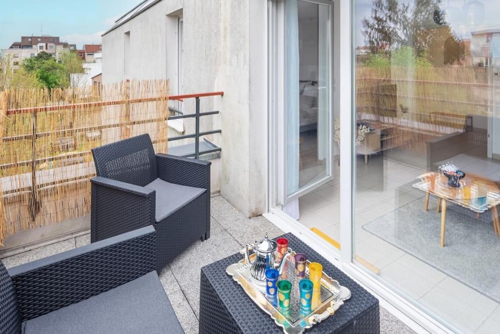 Ferienwohnung L'Excellence-8Min Aeroport-Terrasse-Parking Prive Lingolsheim Exterior foto